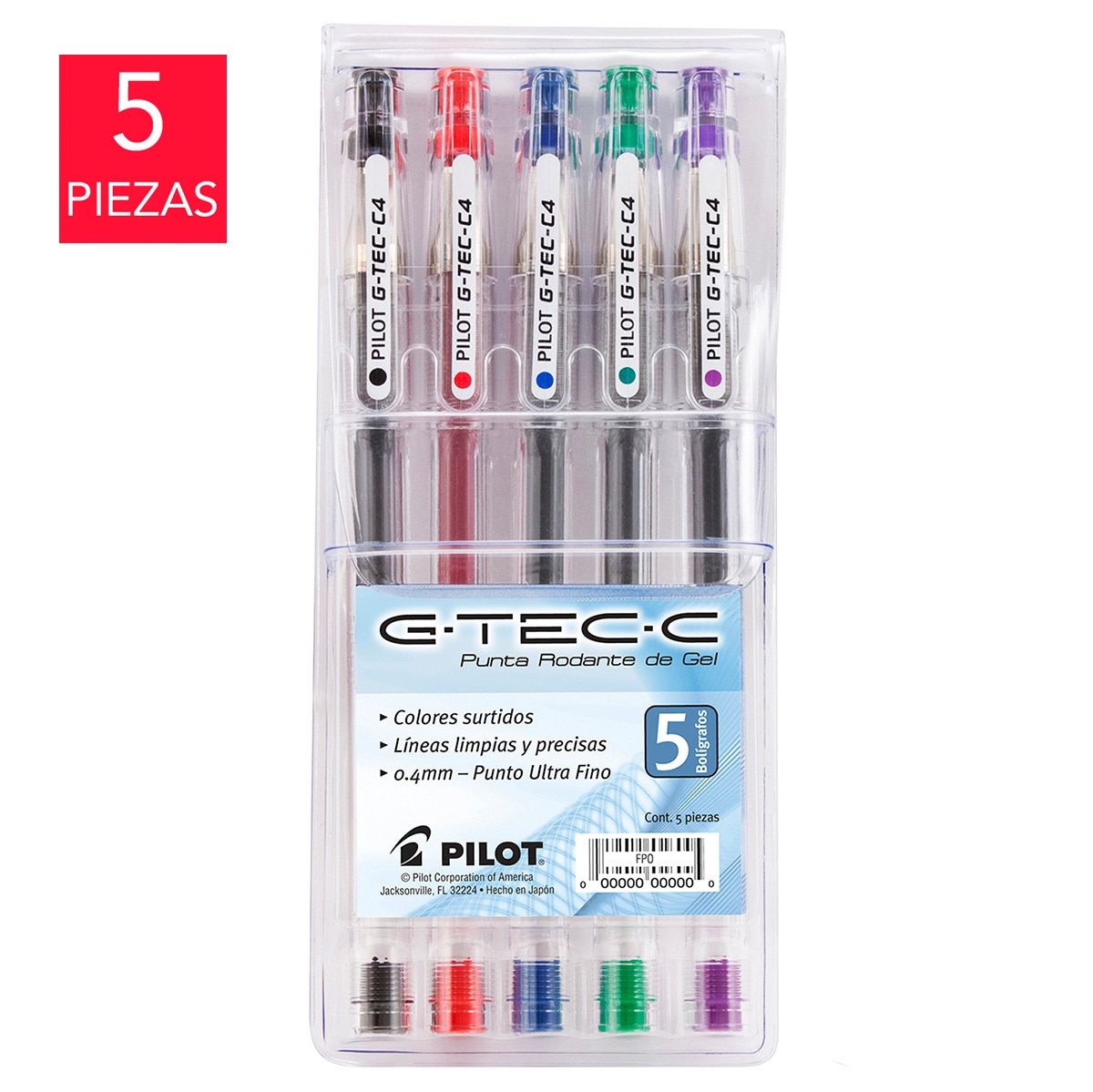 Pilot Estilógrafo Punto Ultra Fino 5 Piezas Pilot Estilógrafo Punto Ultra Fino 5 Piezas