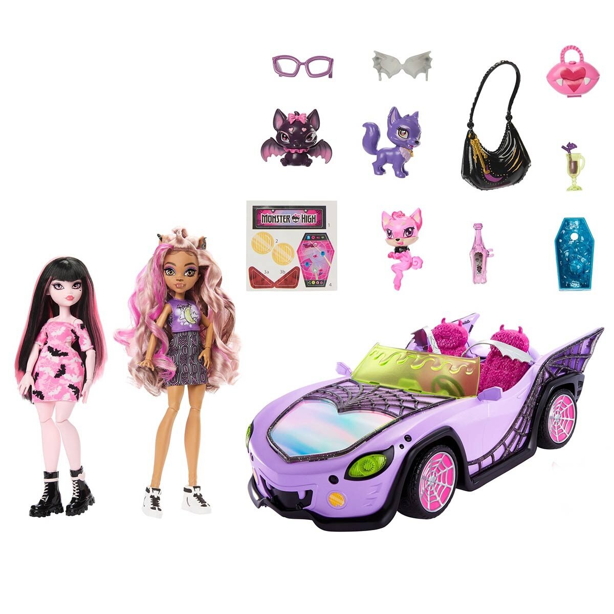 Monster High Clawdeen y Draculaura Ghoul Móvil