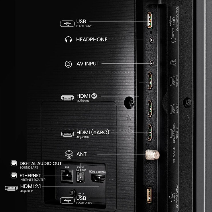 Hisense Pantalla 65" QLED 4K Smart TV