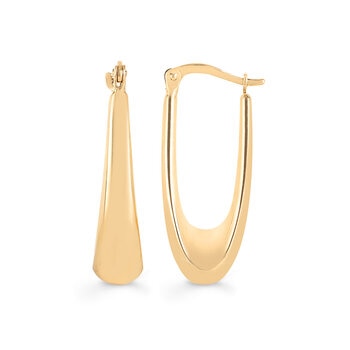 Aretes, Oro Amarillo de 14K