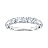 Anillo de Diamantes 0.50ctw, Oro Blanco 14K