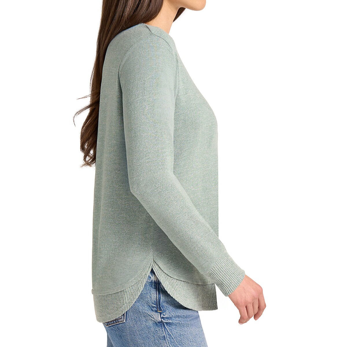 Matty M Suéter para Dama Verde Grande