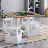 Tresanti, Mesa de Actividades para Niños con Taburetes