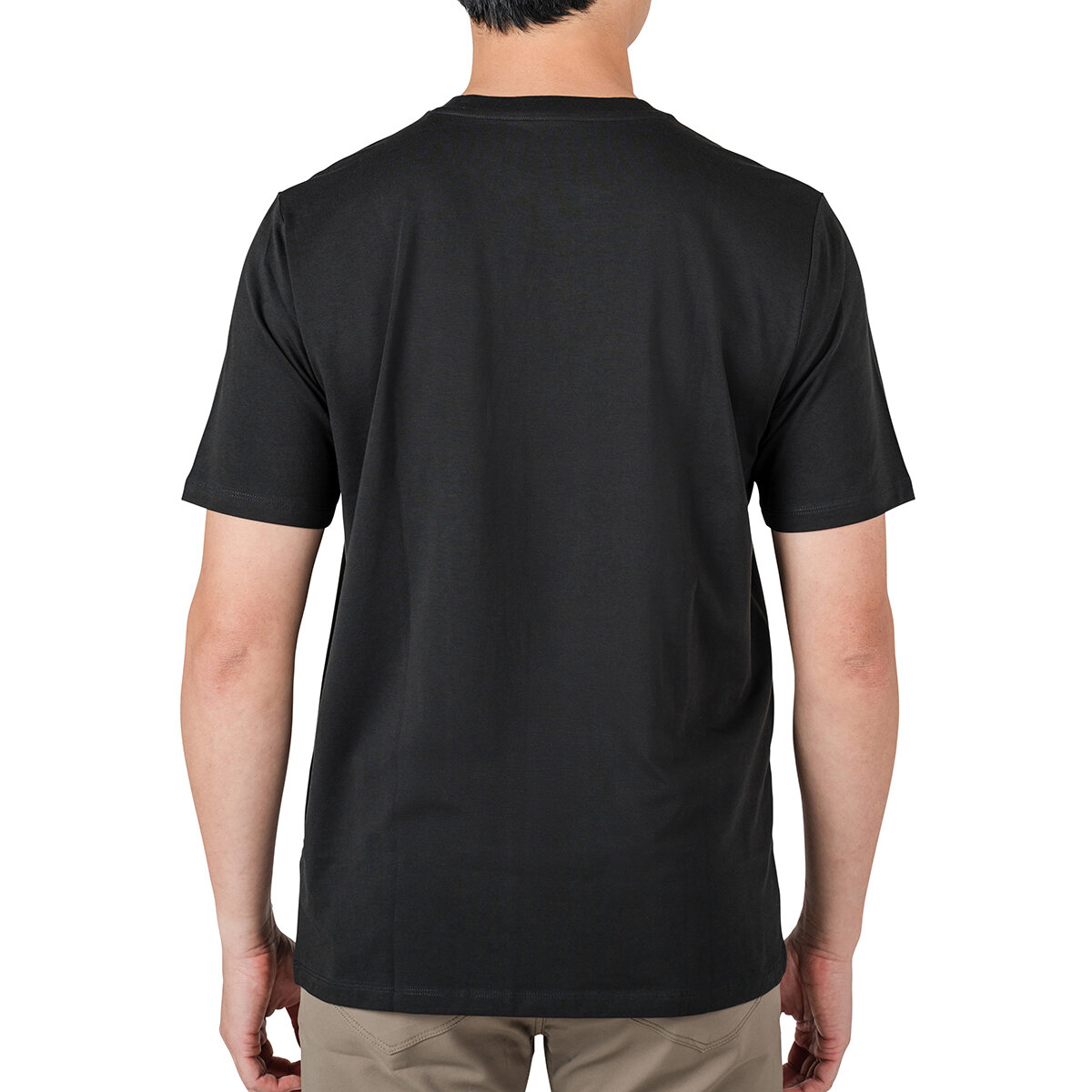 Rough Dress Playera para Caballero Negro cuello redondo Mediana