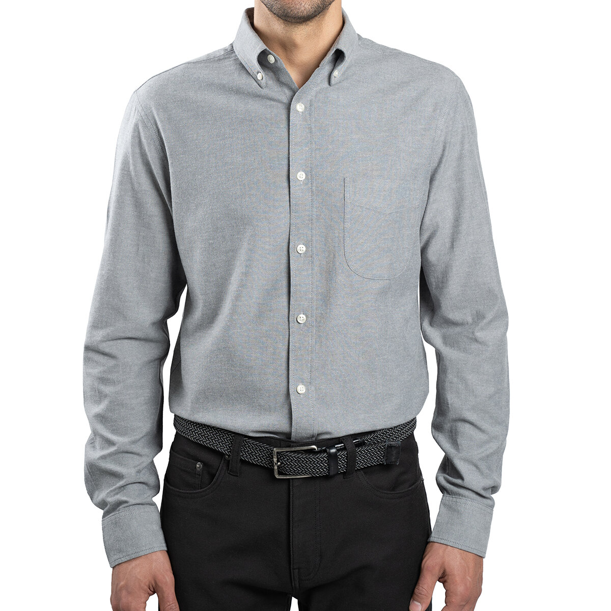 Jachs Camisa para Caballero Gris Extra Grande