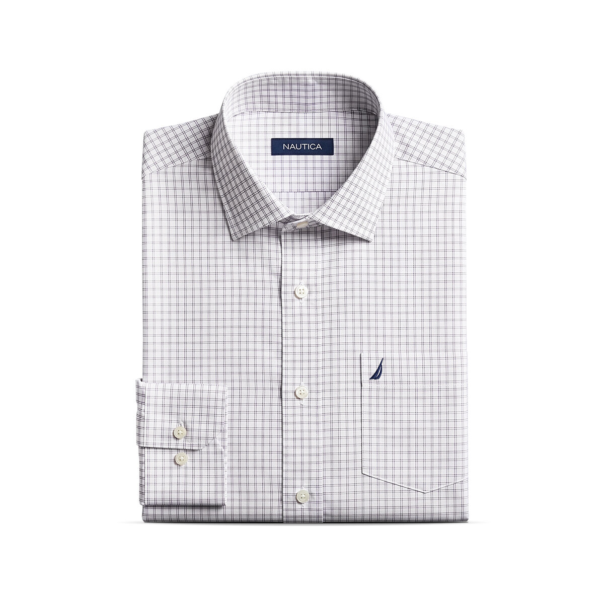 Nautica Camisa para Caballero Rojo Cuello 16 Manga 34/35