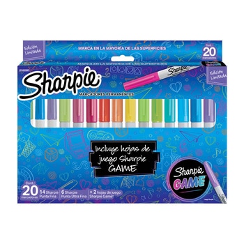 Sharpie Marcadores Permanentes 20 Piezas