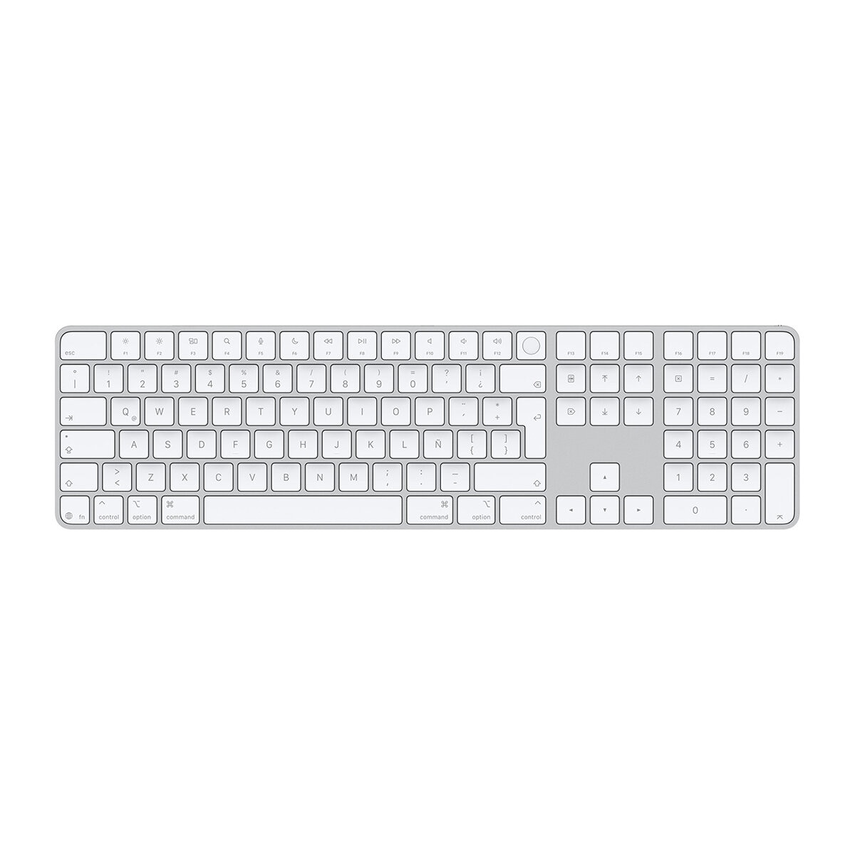 Apple Magic Keyboard Blanco con Touch ID y Teclado Numérico para Mac