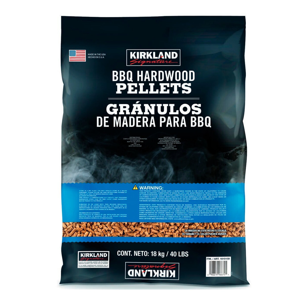 Kirkland Signature, Pellets de Madera 18 Kg