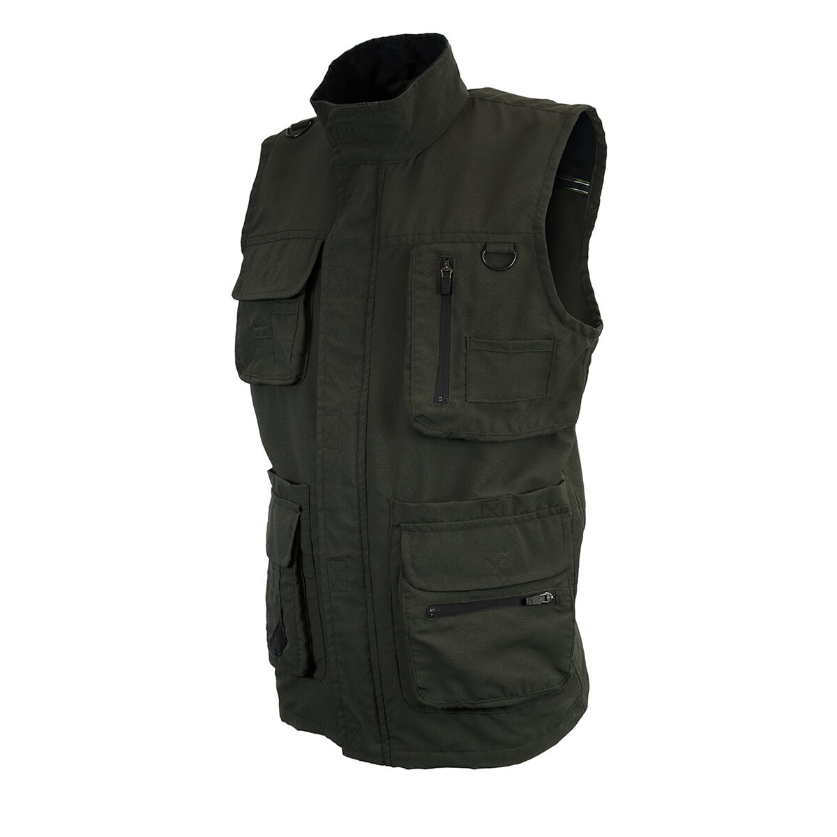 Adv Quest, Chaleco Outdoor Tag UV, Color Verde Militar, Varias Tallas, para Caballero