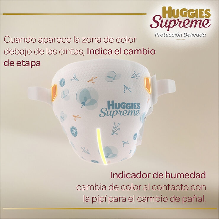 Huggies Supreme Platino Pañales Etapa 7 Unisex 120 pzas