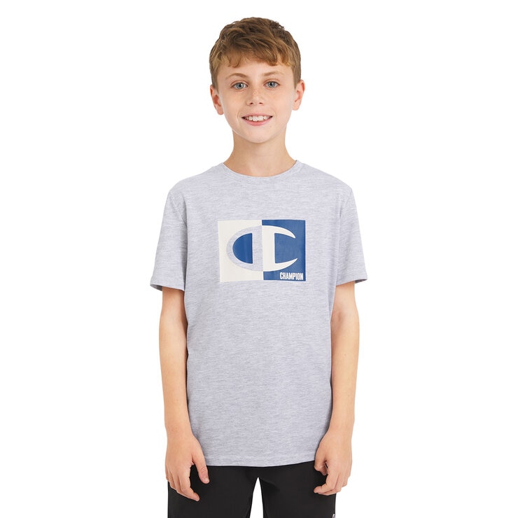 Champion Playera 2 piezas para Niños y Niñas Azul / Gris 14 / 16 Años