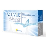 ACUVUE OASYS con HYDRACLEAR Plus para Miopía o Hipermetropía uso quincenal (D +3.75, BC 8.4)