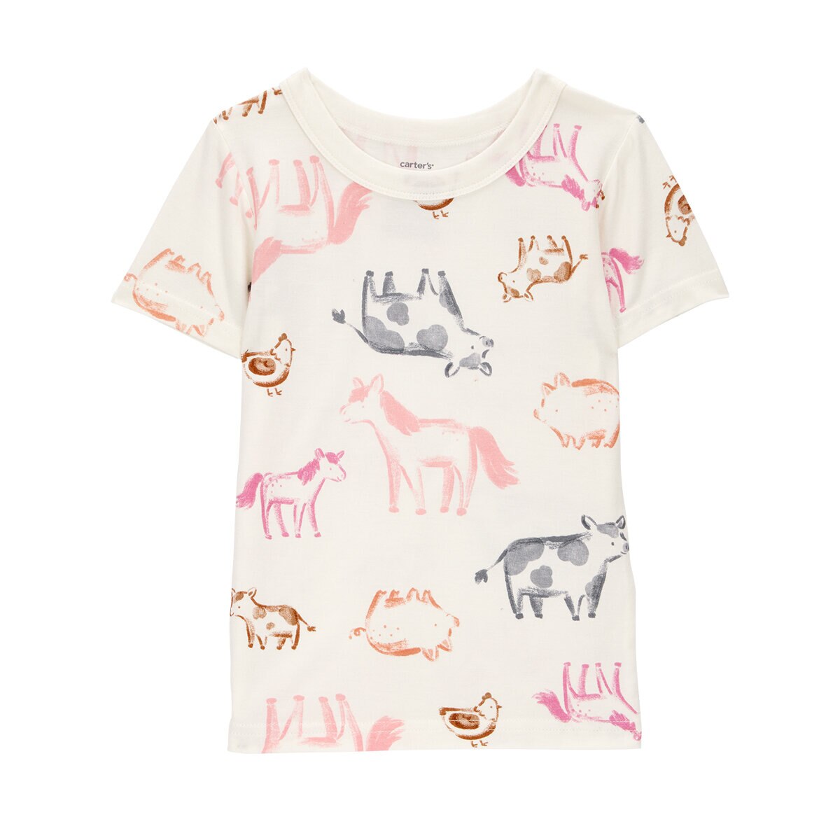 Carter's Pijama de 3 Piezas Para Niños y Niñas Granja 3 Años