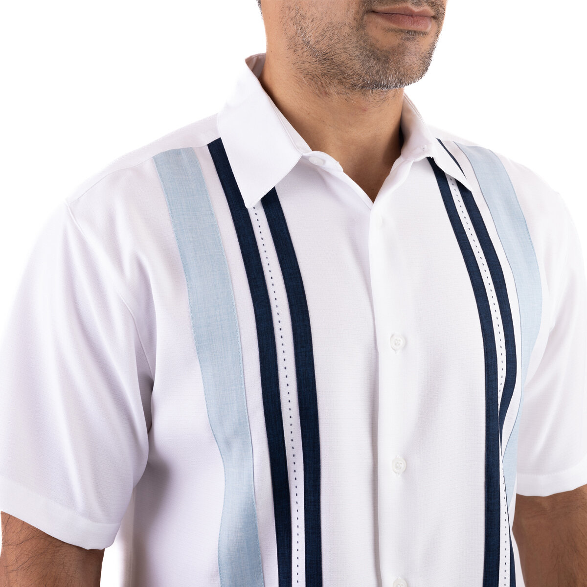 Cancumisa Camisa para Caballero Blanco Mediana