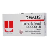 Demus 100000 UI Colecalciferol 1 cápsula
