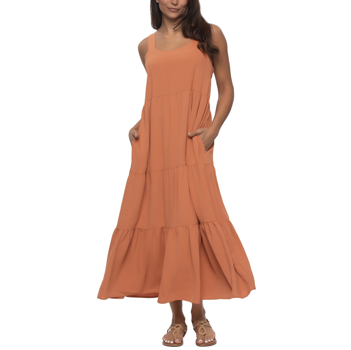 Jezebel Vestido para Dama Café Chica
