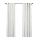 SUN + BLK, Cortinas con Bloqueo Total de Luz, Blanco 132cm x 213cm