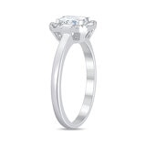 Anillo de Compromiso, Diamantes 0.85ctw, Oro Blanco de 14K