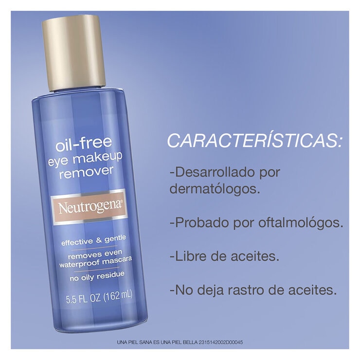 Neutrogena Desmaquillante Bifásico de ojos 3 pzas de 162 ml
