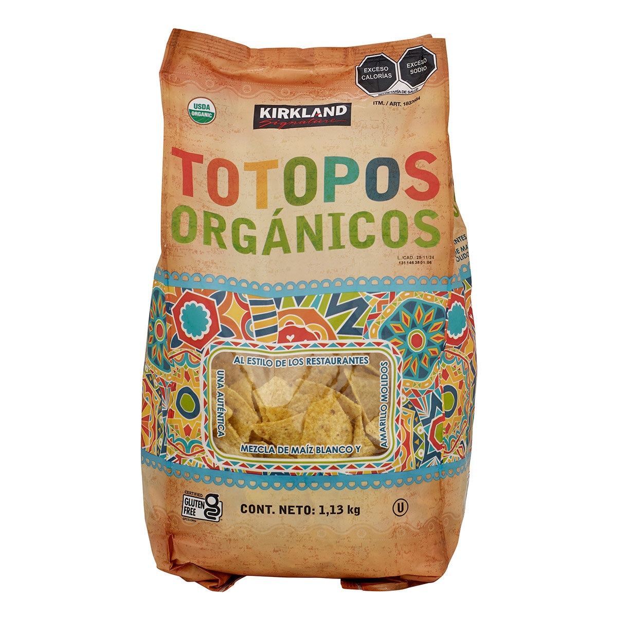 Kirkland Signature Totopos Orgánicos 1.13kg