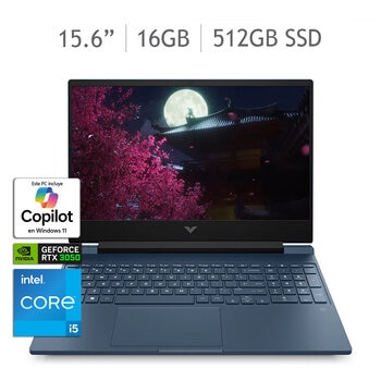 HP Victus Gaming 15-fa0022la Laptop 15.6" Full HD Intel Core i5 16GB 512GB SSD