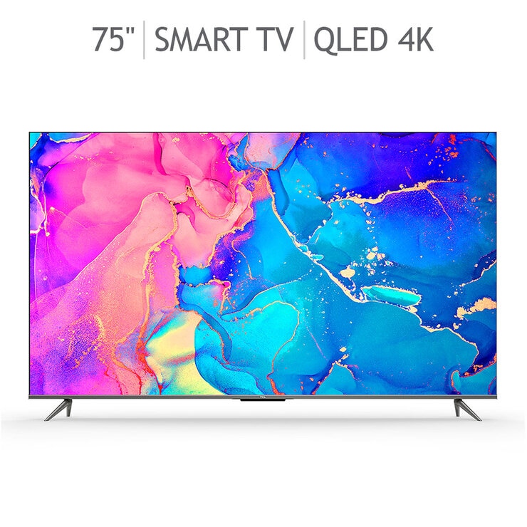 TCL Pantalla 75" QLED 4K UHD Smart TV