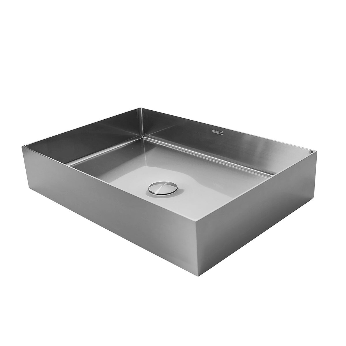 Rubinett, Ovalin de Baño Rectangular - Satinado