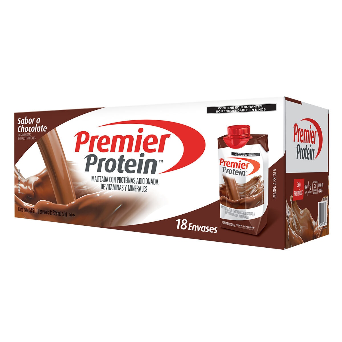 Premier Protein Malteada con Proteína 18 envases de 325 ml