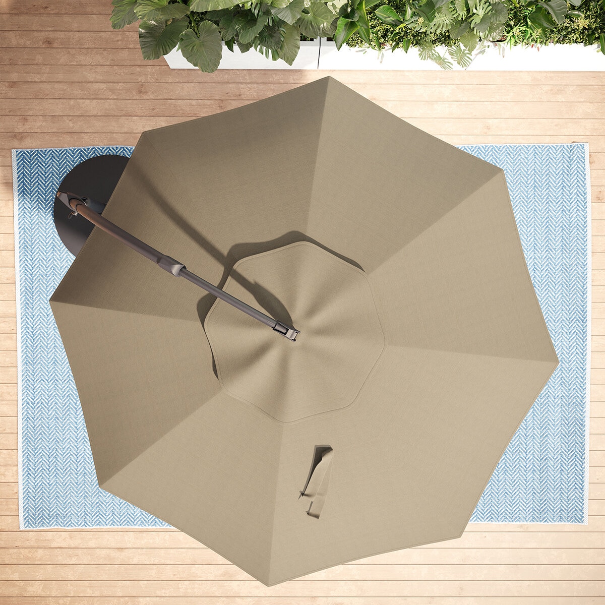 Seasons Sentry, Sombrilla Redonda en Voladizo de 3.5 m