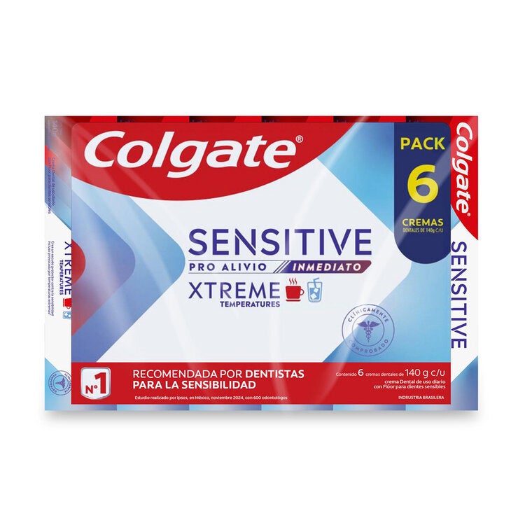 Colgate Pasta Dental Sensitive Xtreme Pro Alivio 6 / 140 g Colgate Pasta Dental Sensitive Xtreme Pro Alivio 6 / 140 g