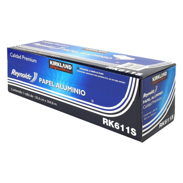 Kirkland Signature Papel de Aluminio 1 Rollo 30.5 cm x 304.8 m
