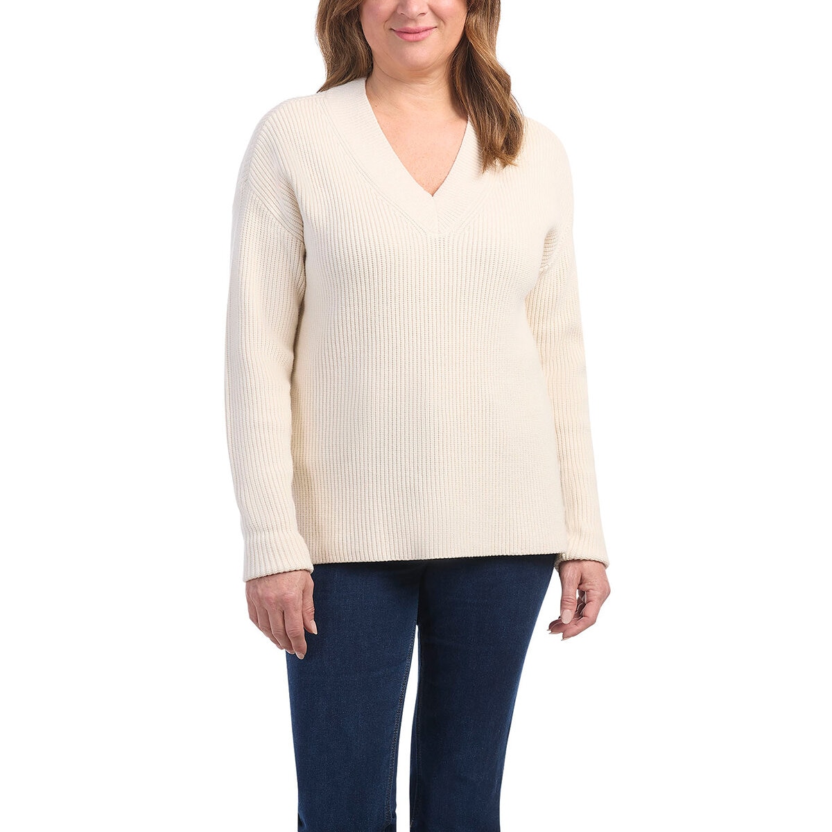 Hilary Radley Suéter para Dama Blanco Chica