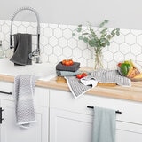 Town & Country, Toallas de Algodón Orgánico Para Cocina 6 Piezas, GREY FY24