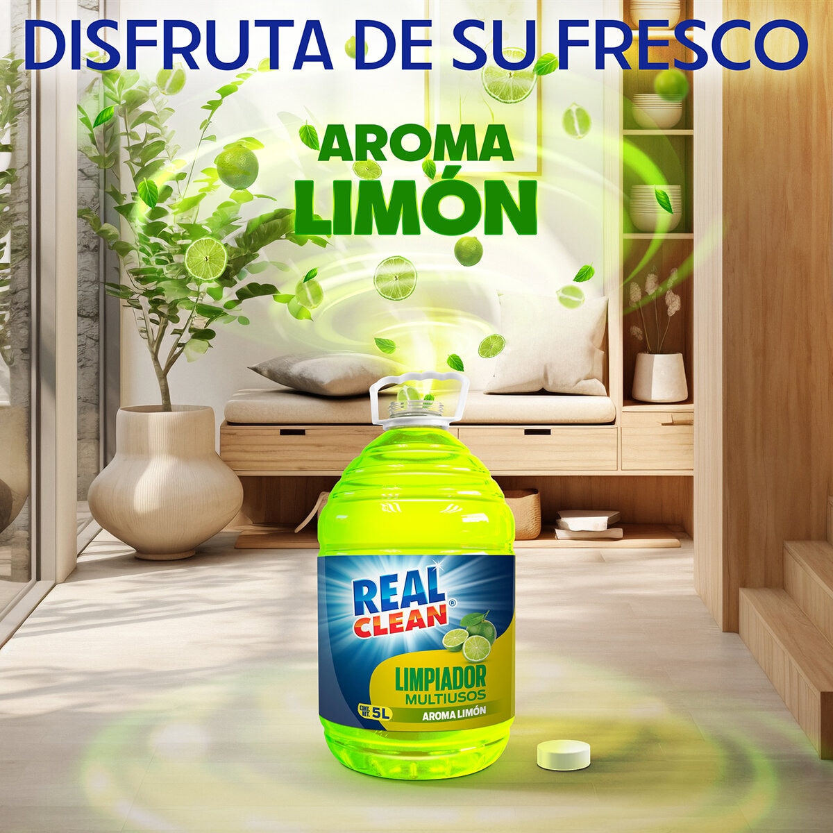 Real Clean Limpiador Multiusos Aroma Limón 5 l