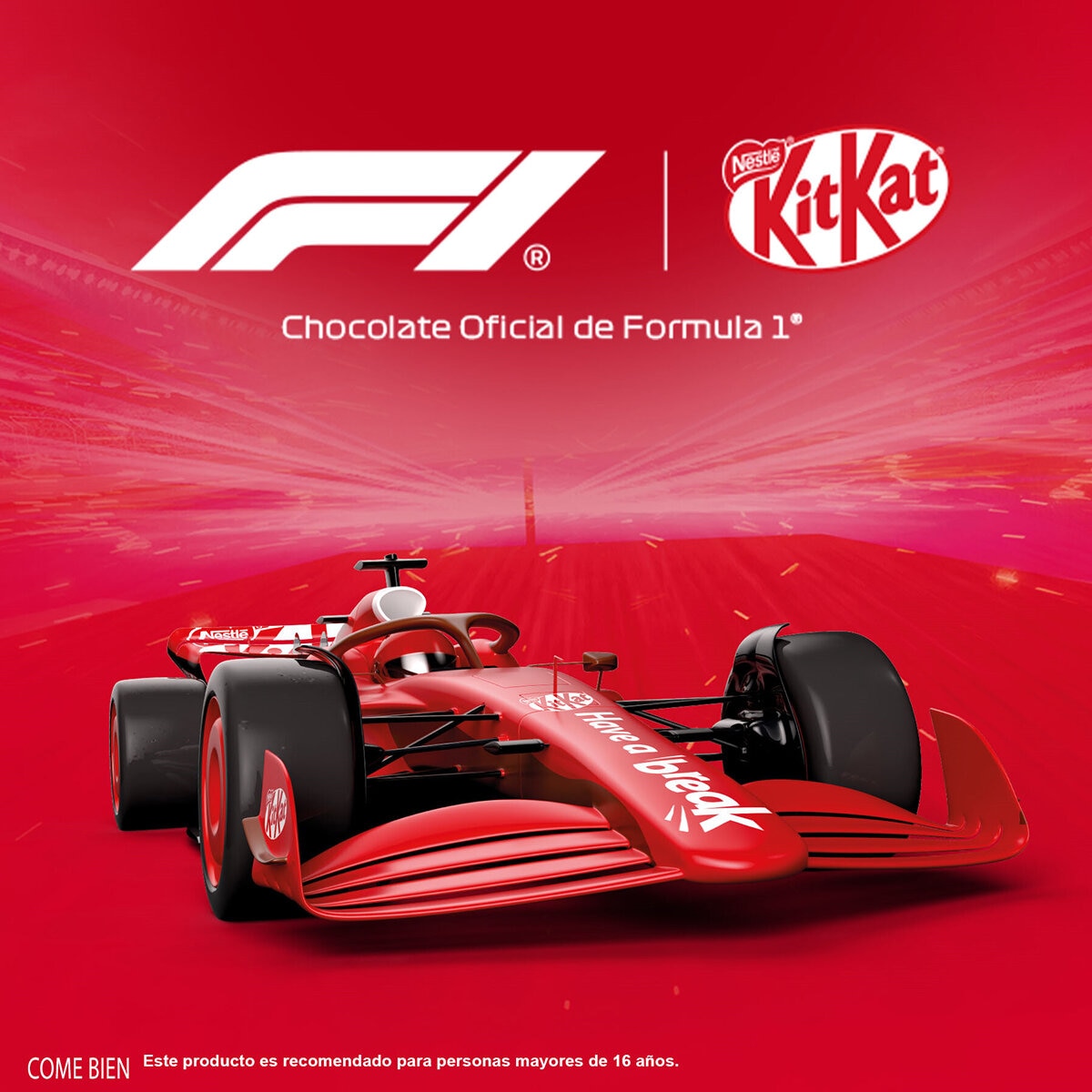 KitKat Chocolate 16 pzas 41.5 g