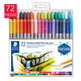 Staedtler Marcadores Punta Doble 72 Piezas