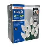 Sylvania Series Navideñas de 100 Luces LED, Blanco Cálido