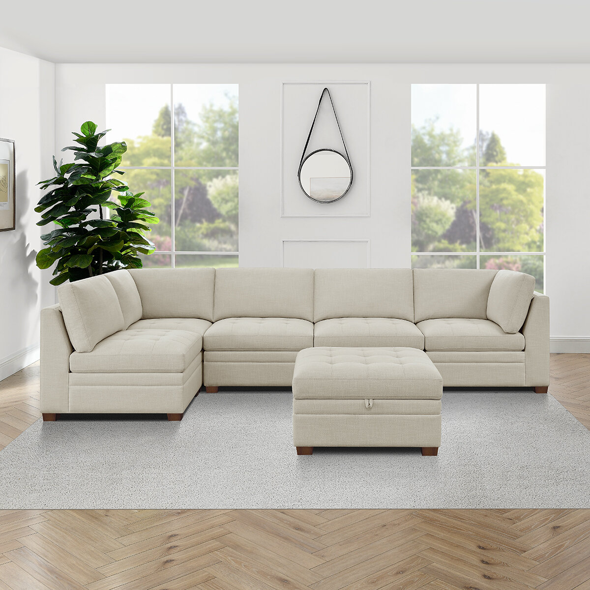 Thomasville, Sofá Modular de 6 Piezas
