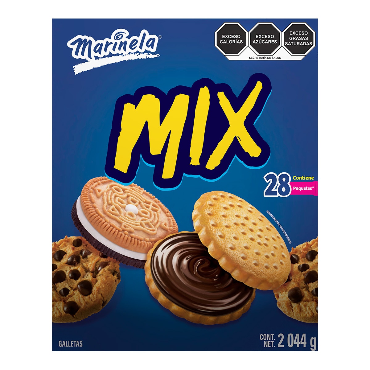 Marinela Mix Galletas 28 pzas