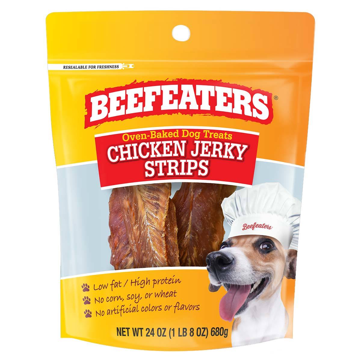 Beefeaters Tiras de Pollo Deshidratadas Horneadas para Mascotas 680 g