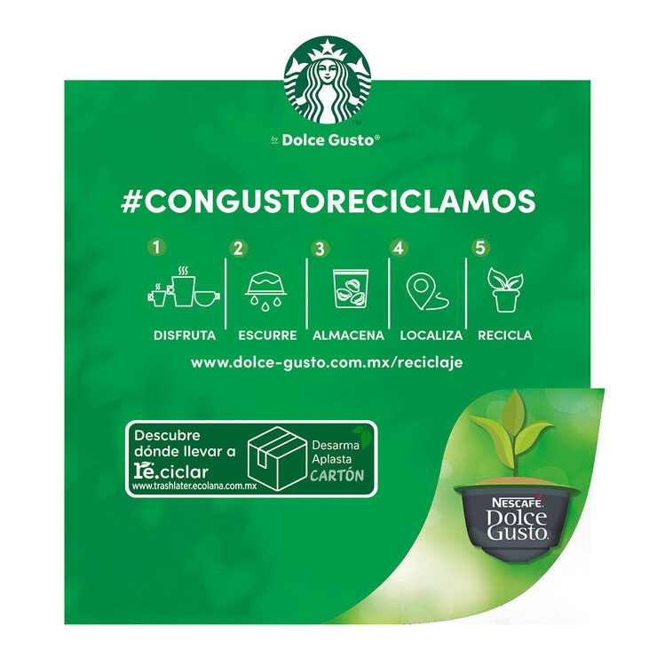 Nescafé Dolce Gusto Starbucks, 48 Cápsulas Variety Pack Nescafé Dolce Gusto Starbucks, 48 Cápsulas Variety Pack