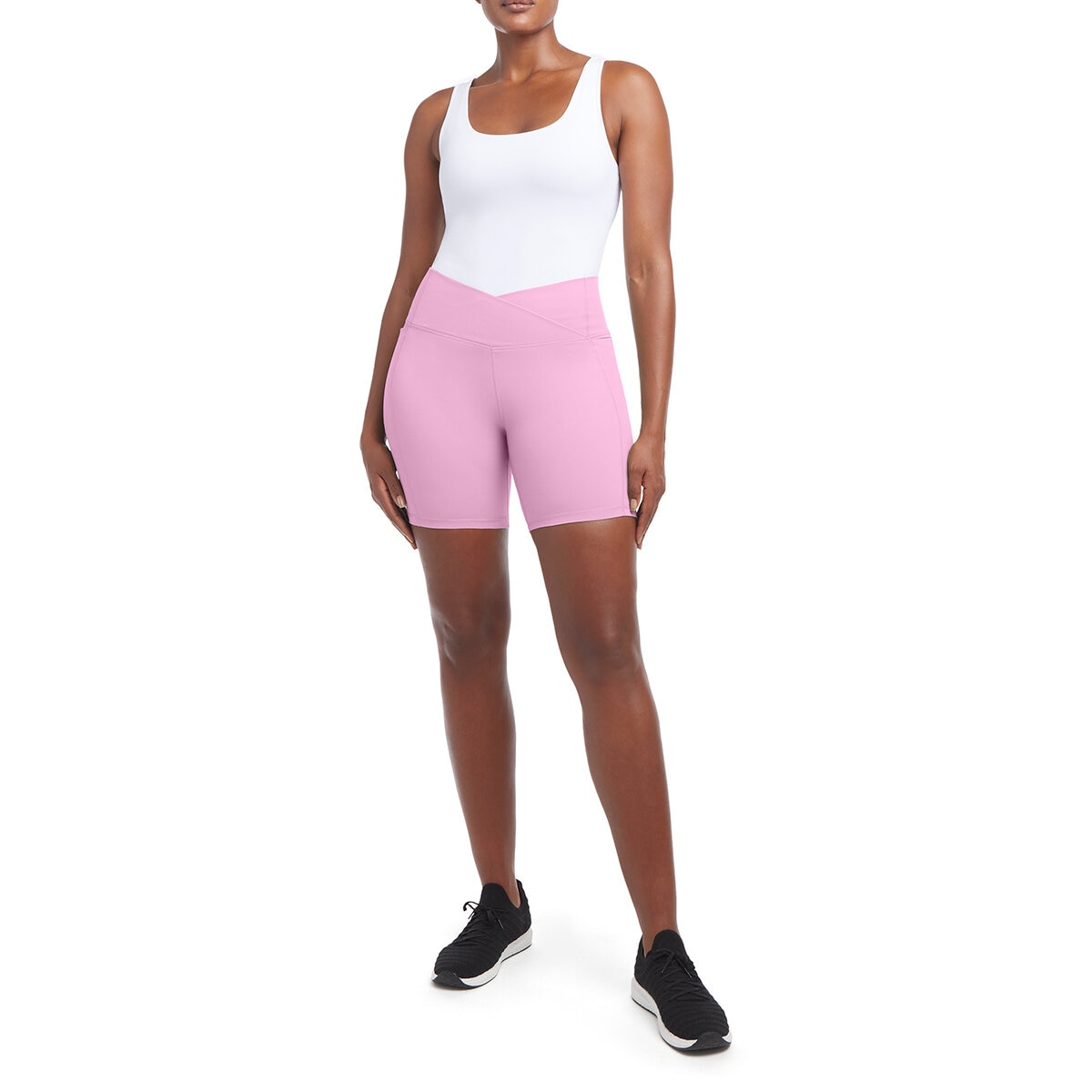 Jockey Set de Shorts Deportivos para Dama rosa extra grande
