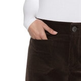 Matty M Pantalones de Pana para Dama Café 12