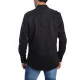 Kenneth Cole New York Sobre camisa para Caballero Negro Mediana