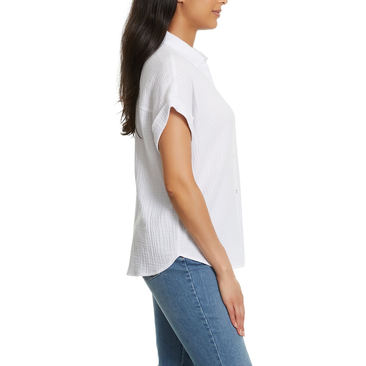 Jessica Simpson Blusa para Dama Blanco Extra Grande