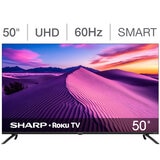 Sharp Pantalla 50" UHD 4K Roku TV