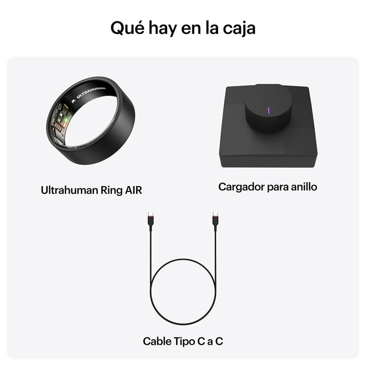 Ultrahuman Ring Air Gris Mate - Talle 9 Ultrahuman Ring Air Gris Mate - Talle 9