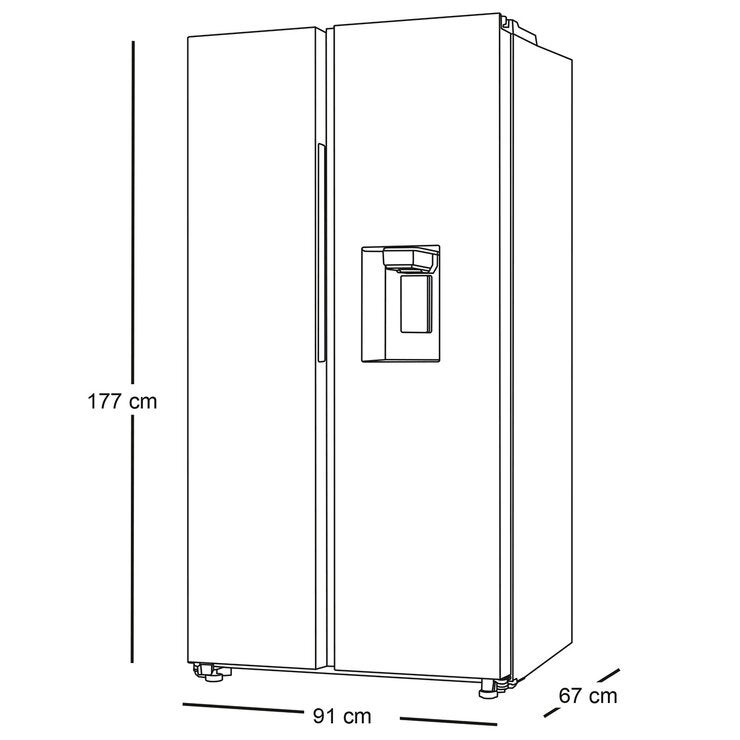 Samsung Refrigerador 19' Side By Side Samsung Refrigerador 19' Side By Side