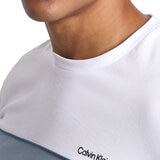 Calvin Klein Playera para Caballero Azul Chica